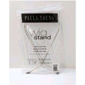 Vintage Paula Young Folding Metal Wire Wig Stand Wig Holder New